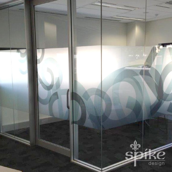 Perth Sign Installers: Pascoe Interior Office Graphics Window Frosting, Perth, Western Australia