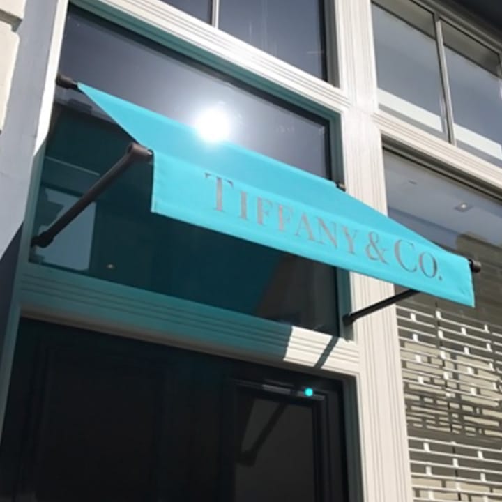 Perth Sign Installers: Tiffany & Co. Awning, Perth, Western Australia